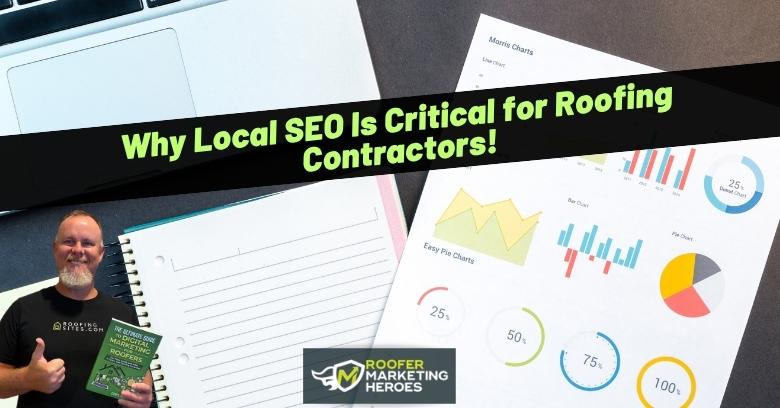 Roofer Marketing Heroes presentation slide on local SEO for roofing contractors.